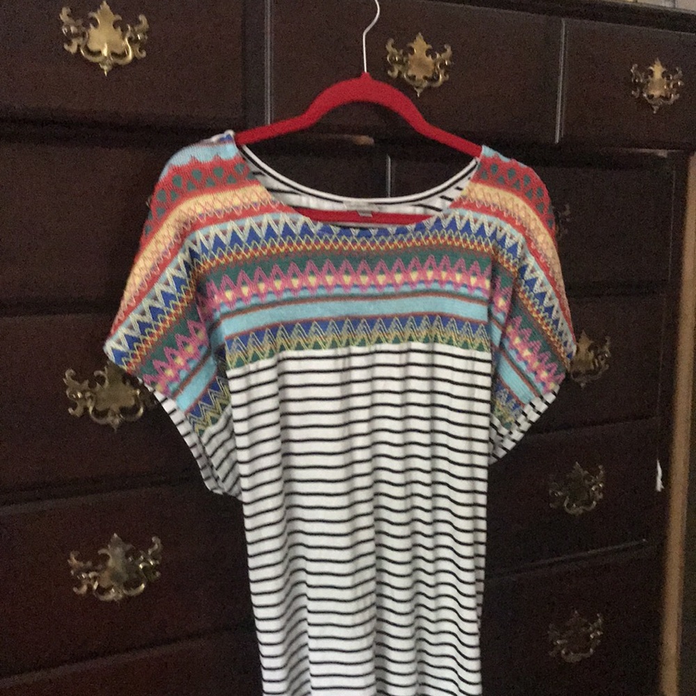 Avenue 26/28 unique black white strip embroidered - Picture 2 of 8